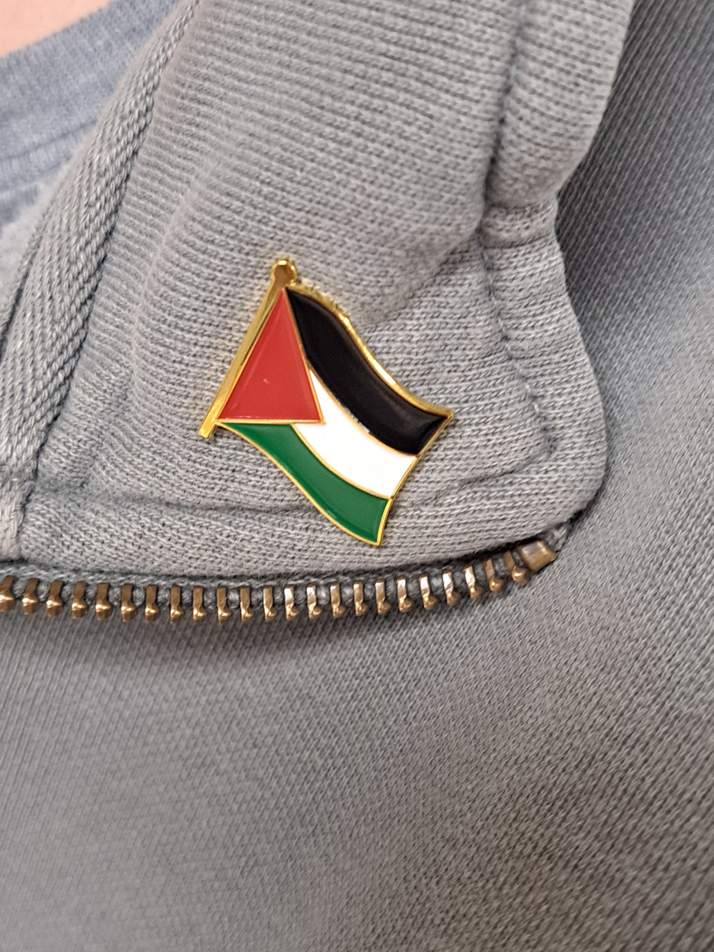 2 Palestine flag pins