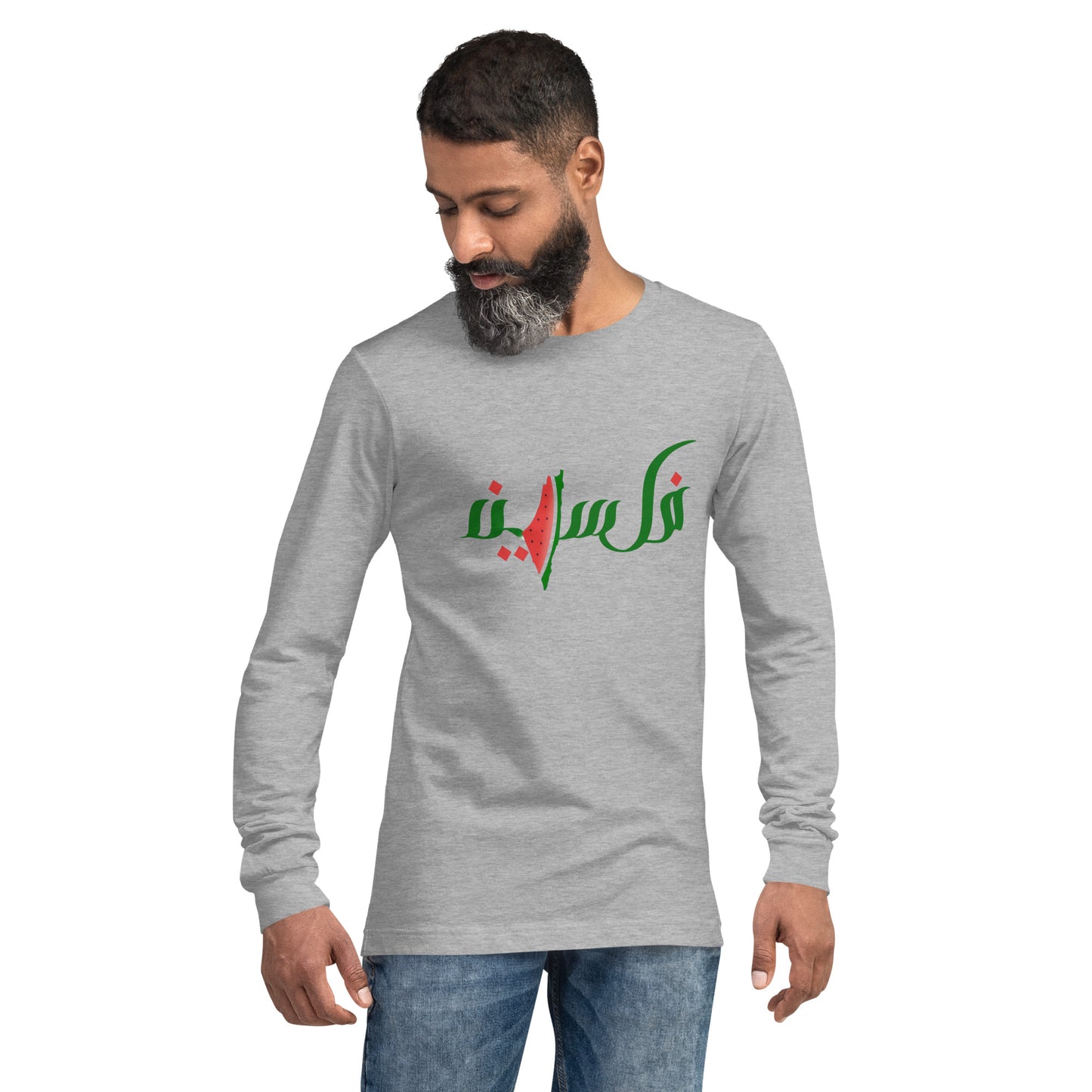 Palestine watermelon long Sleeve Tee