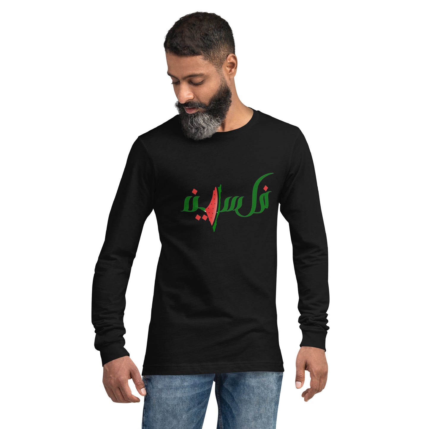 Palestine watermelon long Sleeve Tee