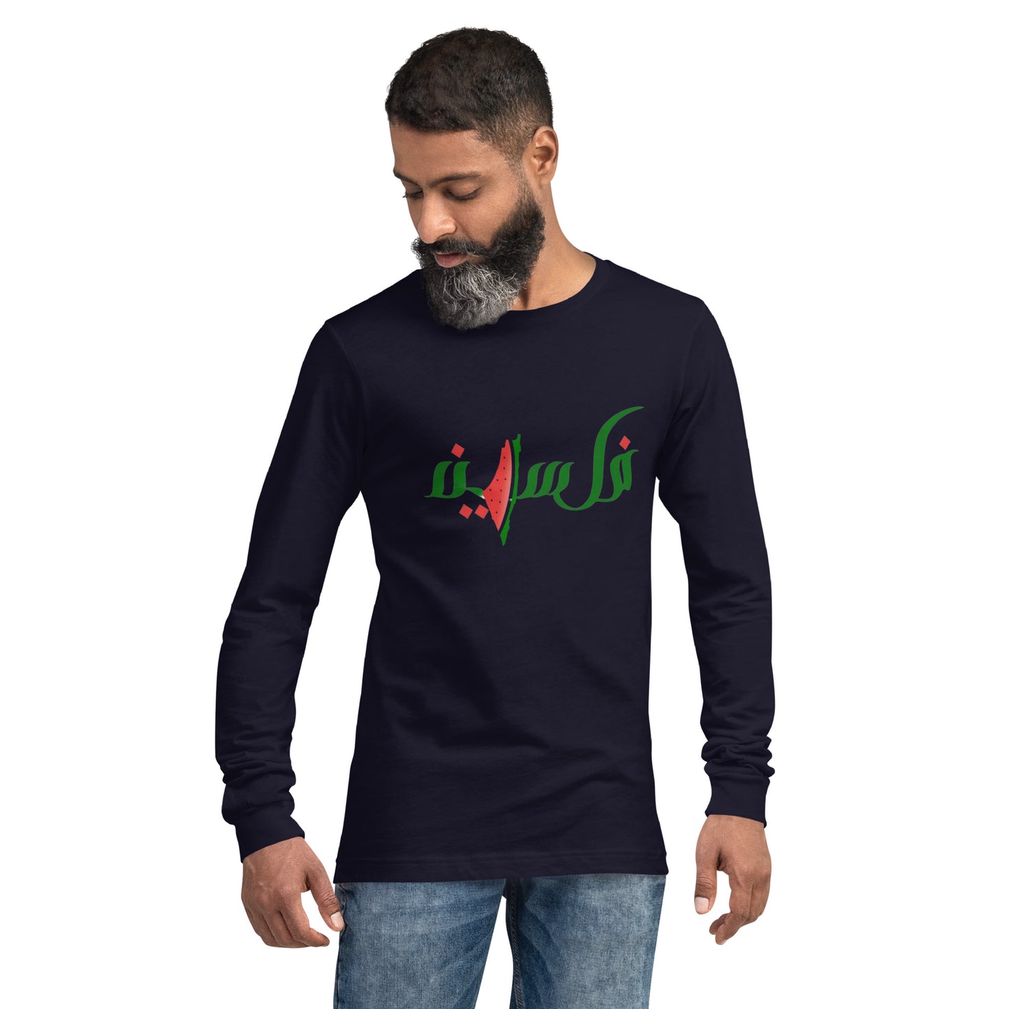 Palestine watermelon long Sleeve Tee