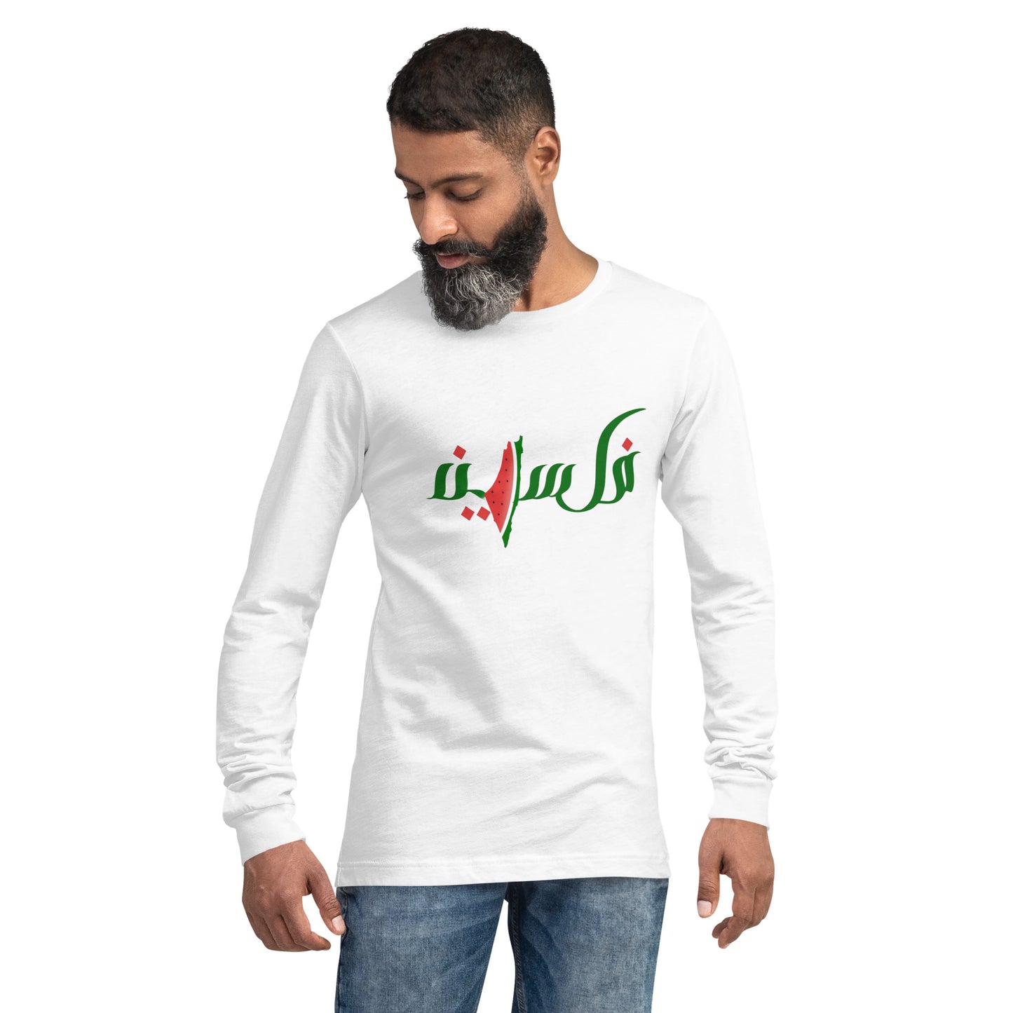 Palestine watermelon long Sleeve Tee