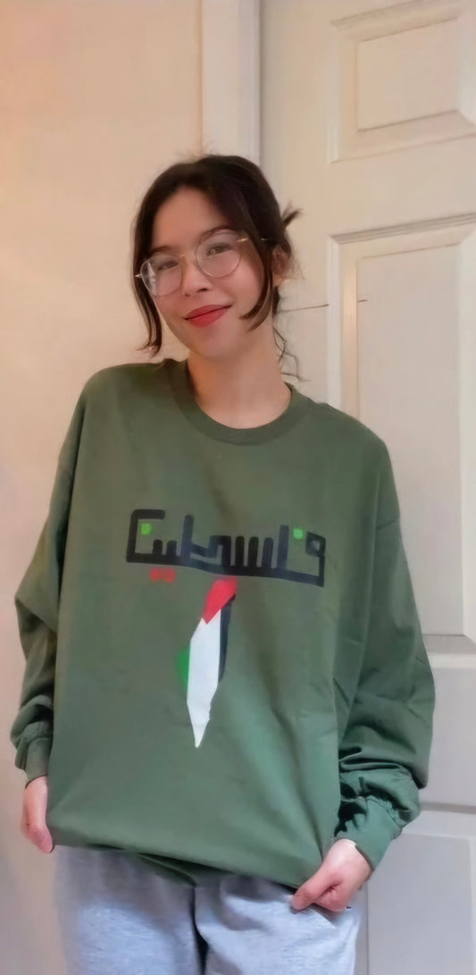 Falastine with map Long sleeves
